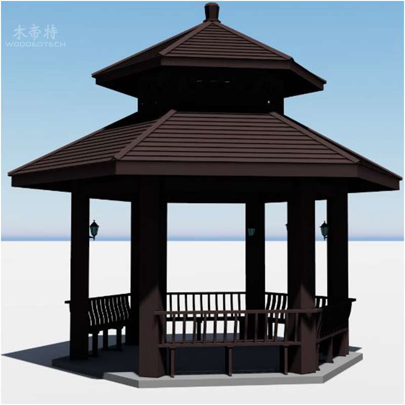 From WPC gazebo project design to reality