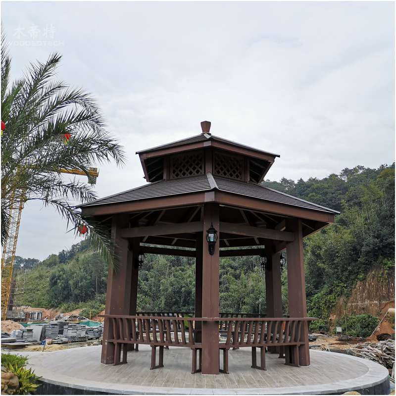 From WPC gazebo project design to reality