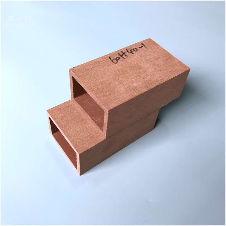 60H40 WPC Hollow square for outdoor WPC fence and railing