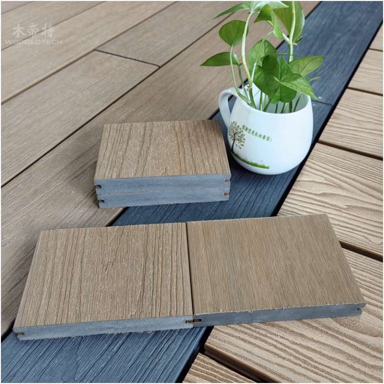 GJ140S20 Solid WPC super-shield decking for outdoor floor