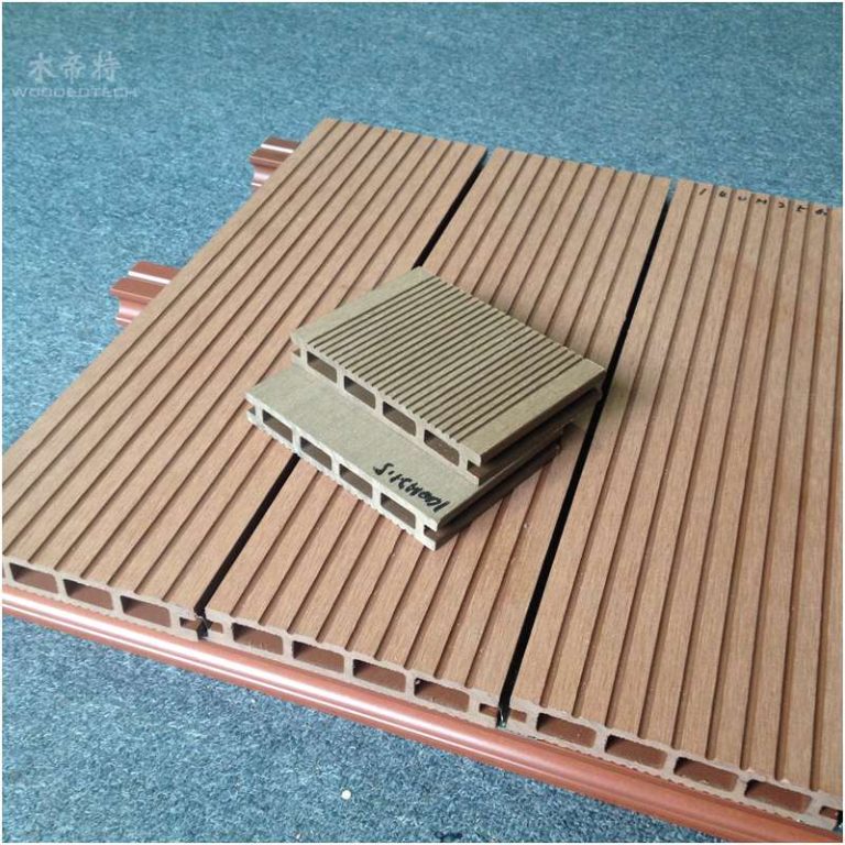 140H21.5 Hollow WPC classic decking for private gardon decking
