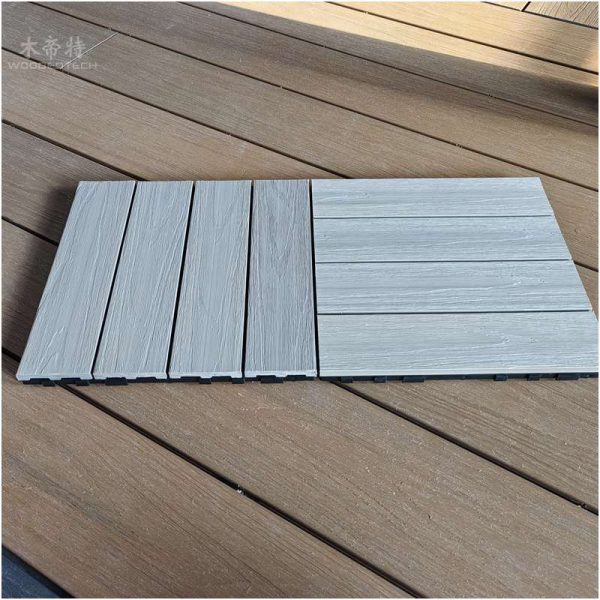 China wholesale wpc decking tiles of wpc extrusion materials