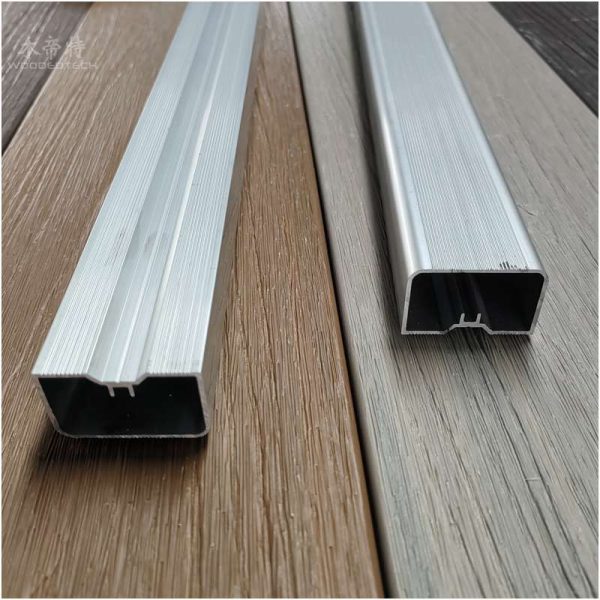 China wholesaler aluminium joists for wpc profile such as wpc decking wpc wall panel