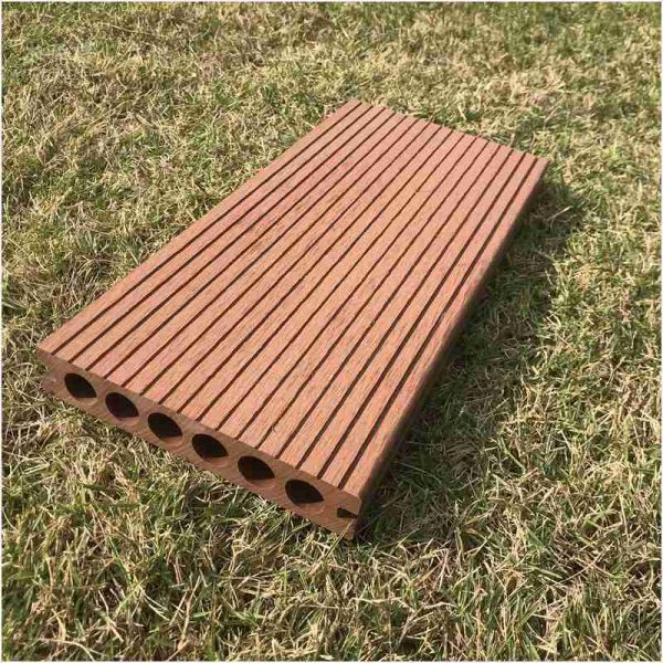 Hollow WPC decking Wood plastic composite decking for outdoor D14025-5