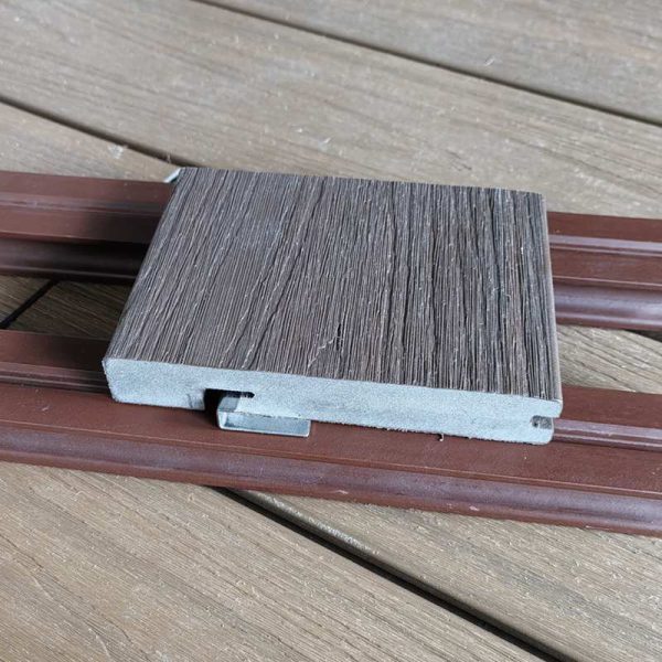 decking wpc edge wood panel GD13822.5S of decking composite is popular for outdoor decking uk