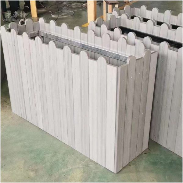 wholesale customized composite flower boxes of wpc extrusion materials made in China