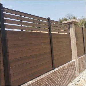 wholesale outdoor aluminium wpc fence 1.81.8 made in China