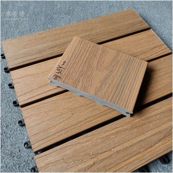 wood extrusion wpc decking or extrusion wpc dec k GD13820 for outdoor composite decking