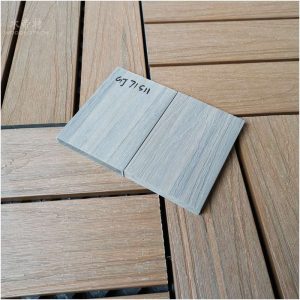 wood plastic composite deck tiles GB7111 wpc china manufacturer supply best composite decking material
