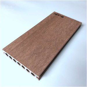 wood plastic decking compo site GD13823-2 of outdoor wood plastic composite flooring