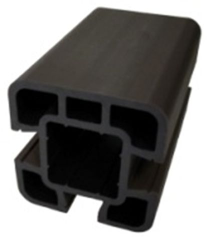 wpc exterior composite post GL110110 from wpc distributor plastic posts