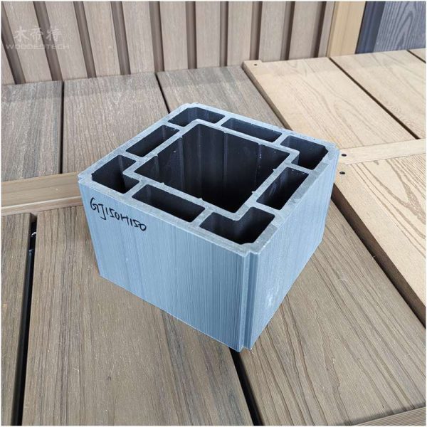 wpc post GL150150 for wood plastic composite pergola from plastic wood manufacturers