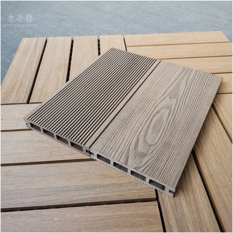 Excellent WPC 3D composite decking（outdoor 3D flooring）and application pictures