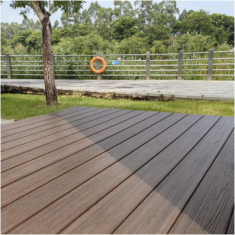 Wood polymer composite application landscape of WPC bamboo wall panels outdoor,composite wall panels,exterior wall panels