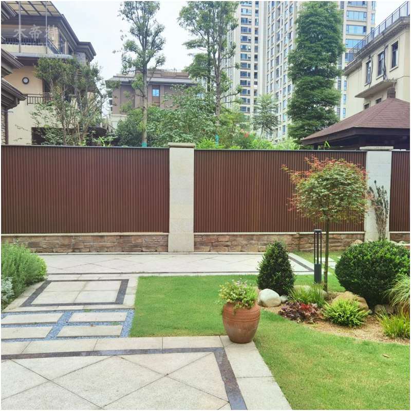 Wood polymer composite application landscape of WPC garden wall panel,garden wall panels,home wall paneling,house wall panel