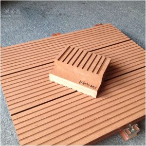 solid decking D14530-3S solid composite solid wpc decking solid wood grain
