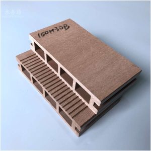 wood polymer composite flooring D15030-2 plastic lumber boards from China plastic decking manufacturers