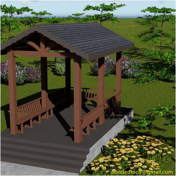 China Wholesaler of WPC Pavilion and WPC gazebo for outdoor gazebo ideas