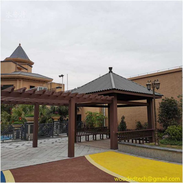 China Wholesaler of WPC Pavilion and WPC gazebo for outdoor gazebo nz or outdoor gazebo kits