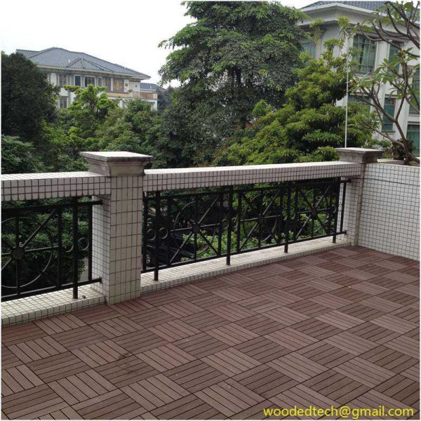 China wholesale wpc floor decking tiles and garden decking tiles and installing composite deck tiles