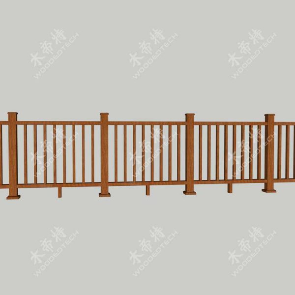 Woodedtech composite railing 03 of wood fence details for wood fence for backyard and wood fence ideas for front yard wood fence patterns