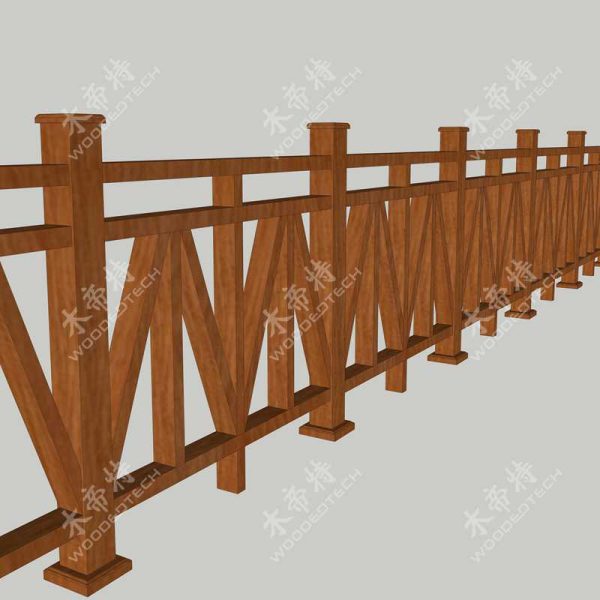 Woodedtech composite railing 07 of deckboard fence and decking & fencing or decking and fencing from fence china