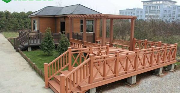 Woodedtech composite railing 09 and fence installation how to or fence panel manufacturers fence panels composite