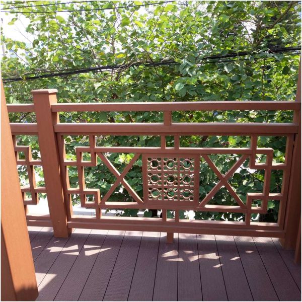 Woodedtech composite railing 15 of wpc fence and wpc fence installation decking fence decorative panels fence
