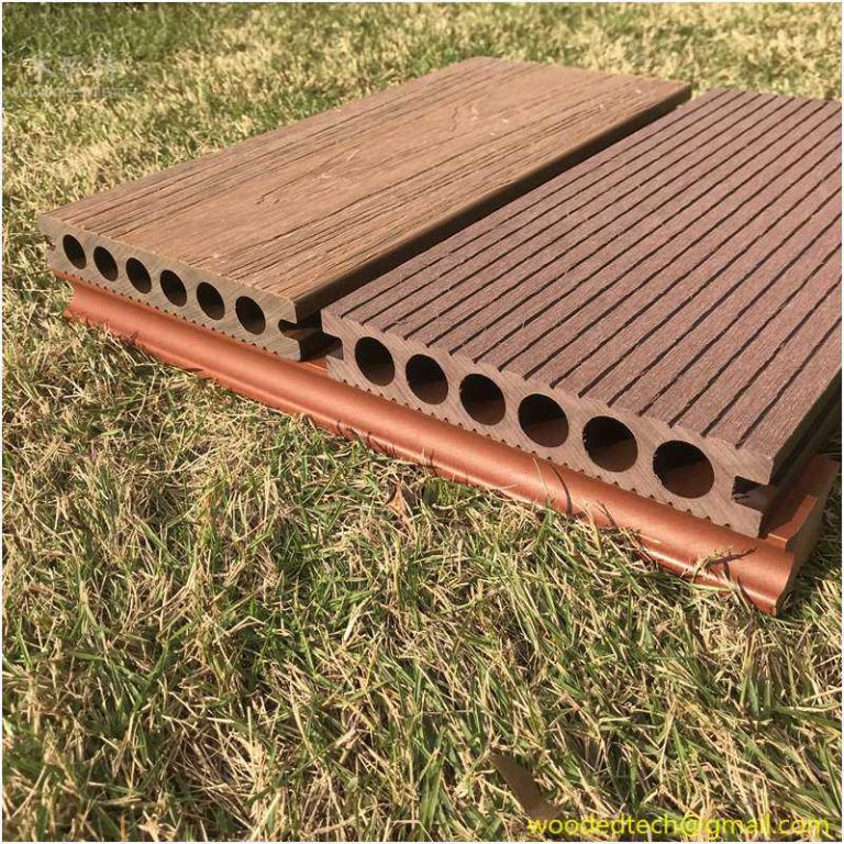 What is uncapped composite decking?