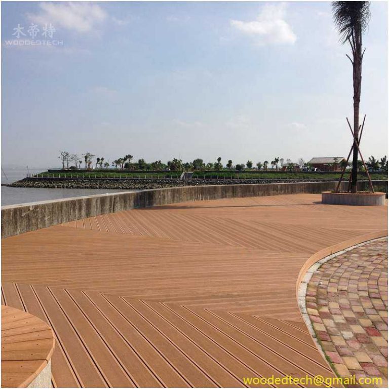 What is composite decking made of?