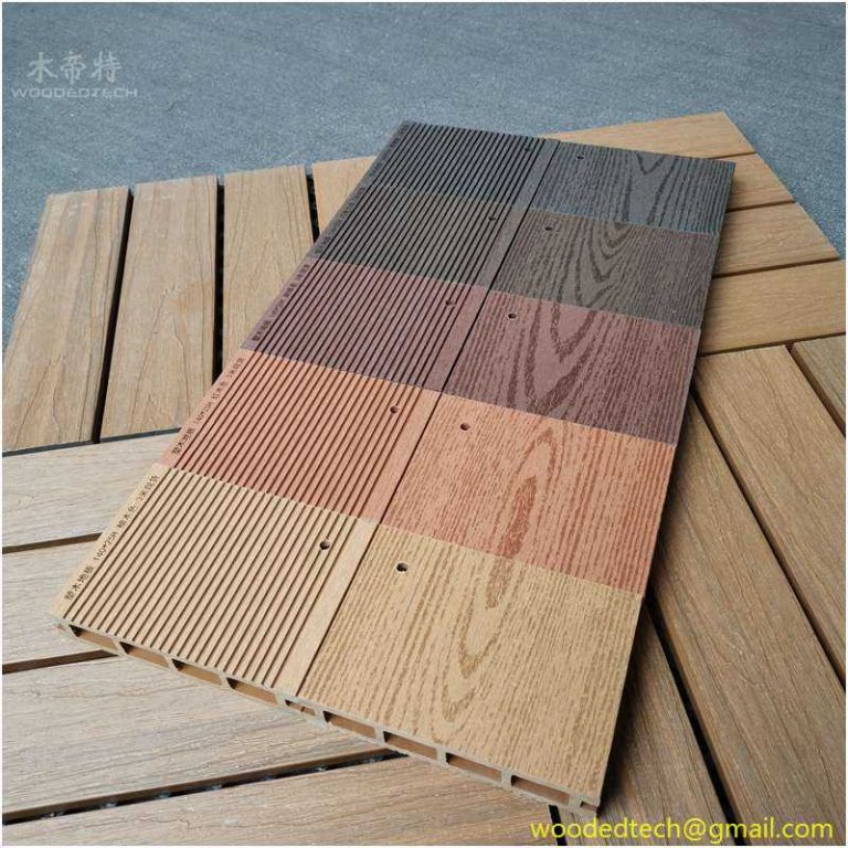 Wood polymer composite flooring