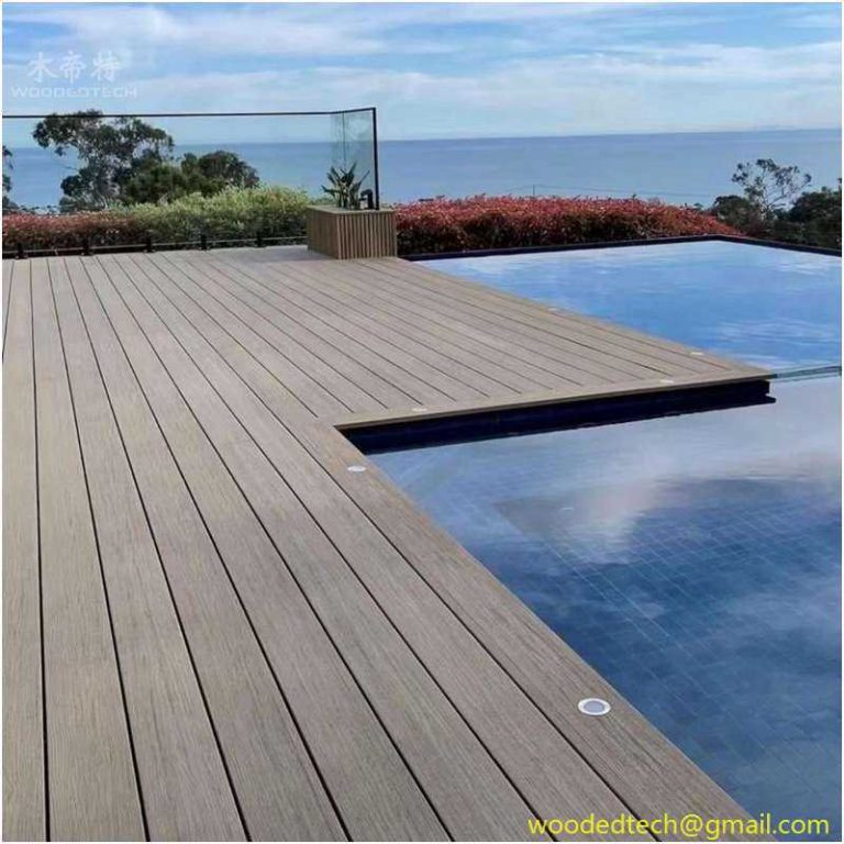 wpc flooring for swimming pool decking