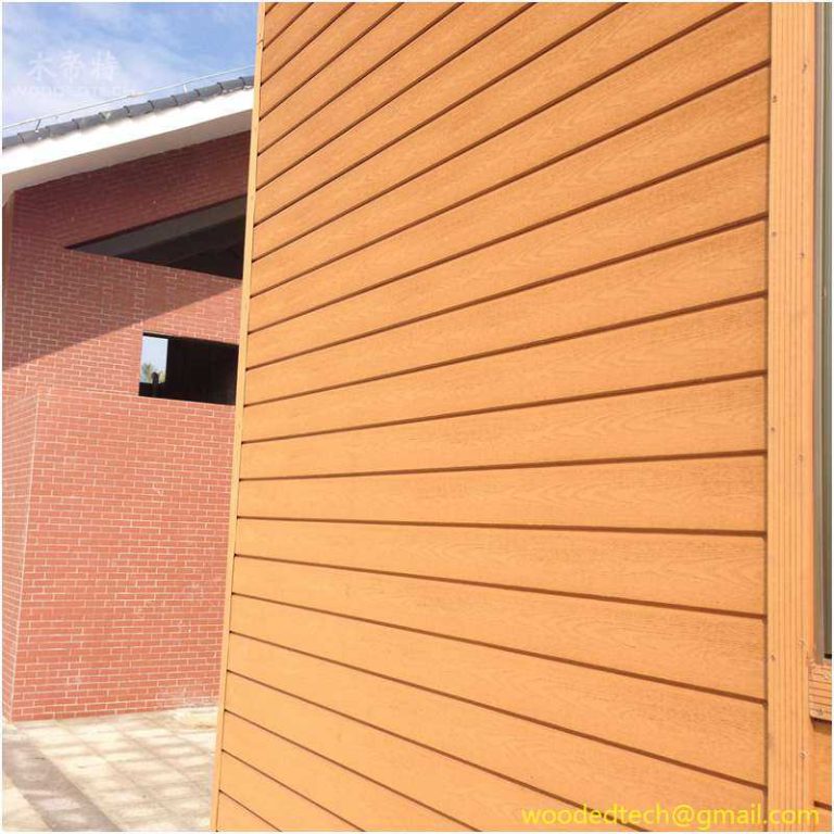 wpc wall panel wooden color design