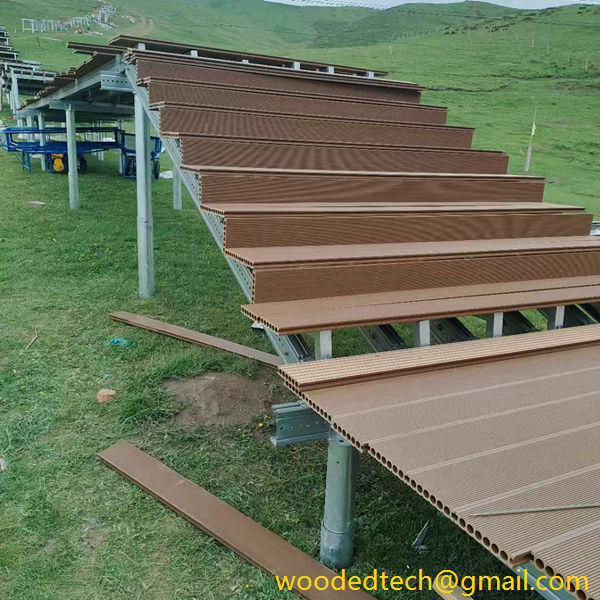 wood plastic decking installation