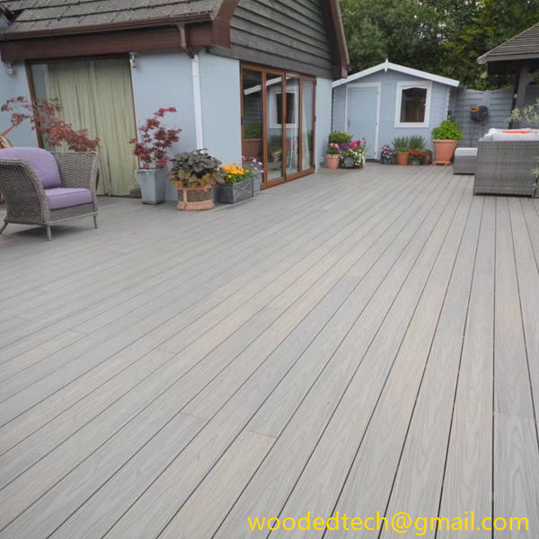 wood polymer decking porch