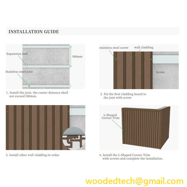 wpc cladding installation