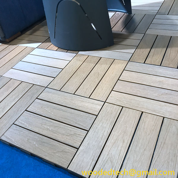 wpc composite decking tiles