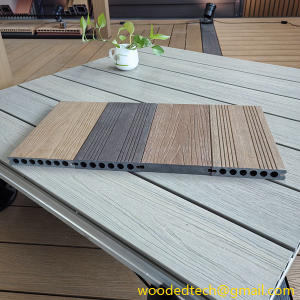 wpc decking swimming pool