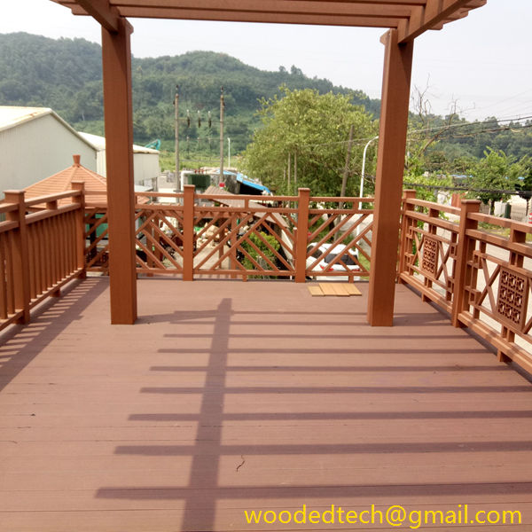 Composite deck railing options in a variety of styles