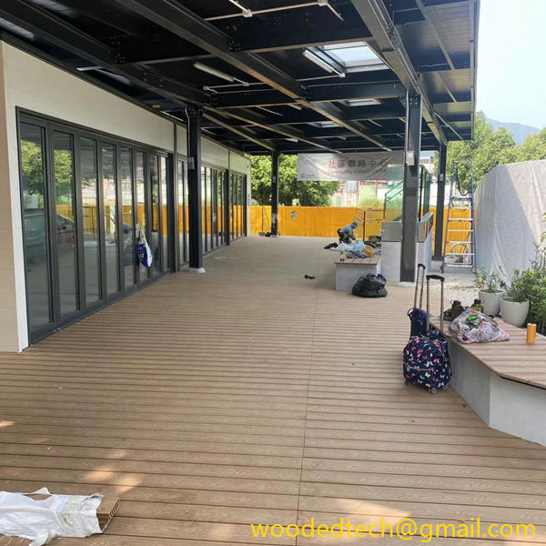 Eco composite decking installed in Zhuhai municipal facilities