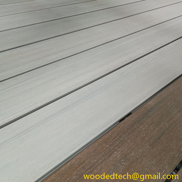 Wood plastic wooden flooring installed by sales company