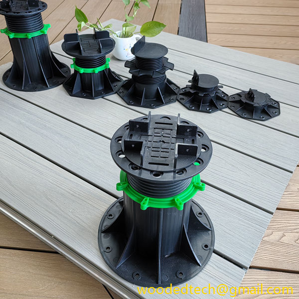 adjustable plastic feet for decking