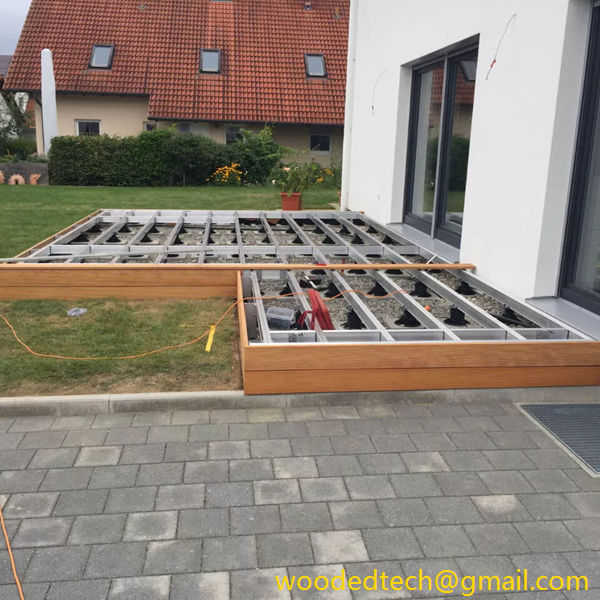 can composite decking be installed on ground