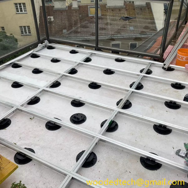 Balcony repair adjustable pedestals is best done during installation