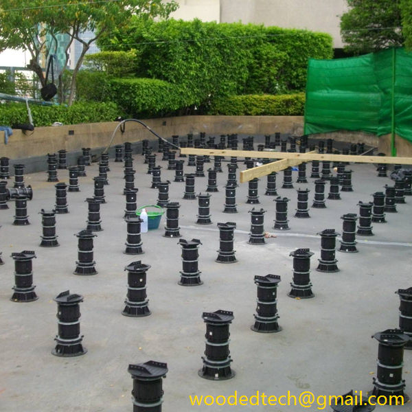 China adjustable raised floor pedestals are used in foreign projects