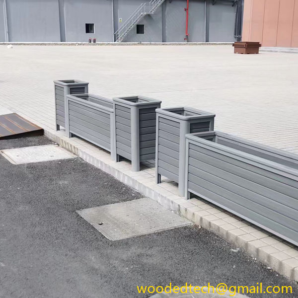 Co-extrusion wpc panel is used to make a variety of outdoor flower boxes