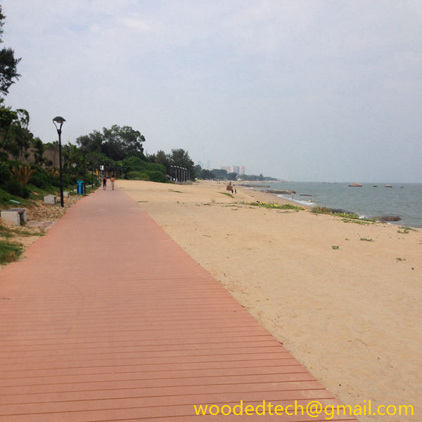 Composite decking waterproof can be used in seaside boardwalks