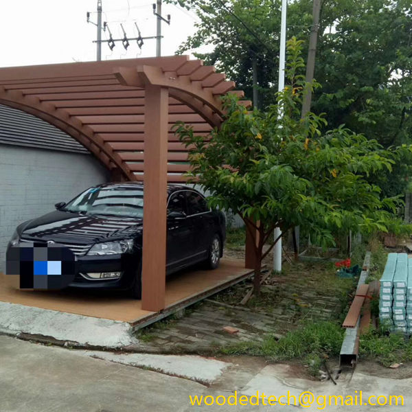 Not everyone can produce curved wood plastic composite lumber pergolas