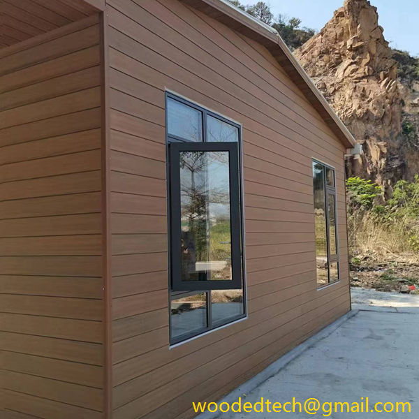 Scenic outdoor multifunctional house decorated by wpc wall.cladding