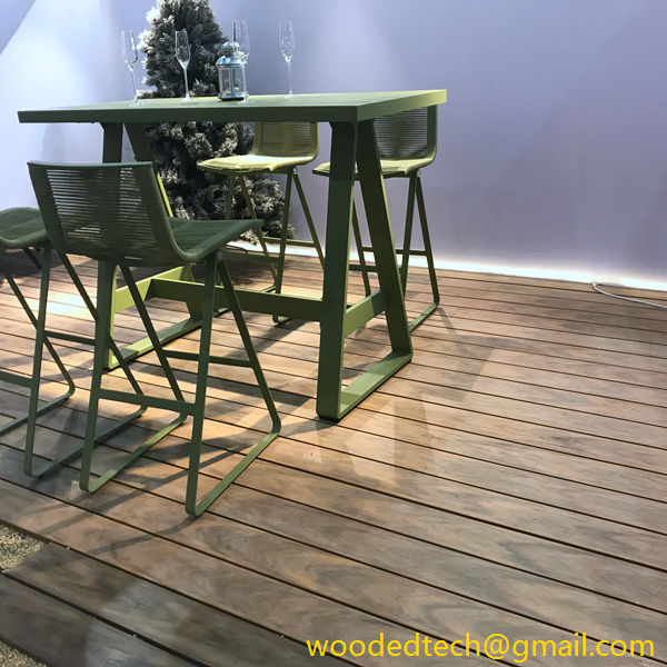 This kind of wpc decking texture is closer to natural wood